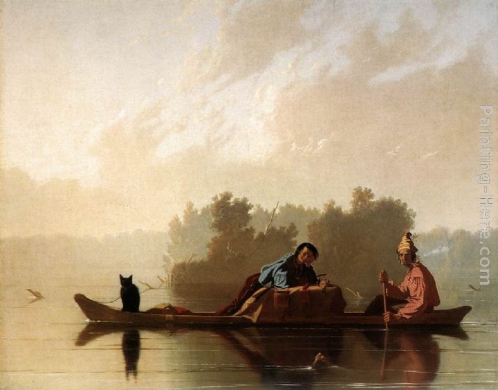 George Caleb Bingham Fur Traders Descending the Missouri